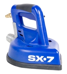 Hydro-Force Gekko SX-7 rotary tile and grout cleaning head AR51G in handheld configuration.