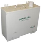 Sonozaire 115A ozone generator AS34 for restoration odor removal, treating chambers up to 1,700 cu ft and on-site spaces up to 15,000 cu ft.