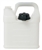 5 quart Hydro-Force AS68A injection sprayer bottle with side-fill port, cap, and tether for carpet cleaning pretreat application