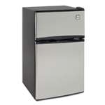 Avanti Counter-Height 3.1 Cu. Ft Two-Door Refrigerator/Freezer, Black/Stainless Steel # AVARA3136SST