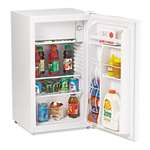 Avanti 3.3 Cu.Ft Refrigerator with Can Dispenser and Door Bins, White # AVARM3306W