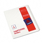 Avery Allstate-Style Legal Side Tab Dividers, 25-Tab, 1