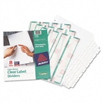 Avery Index Maker White Dividers for Copiers, 8-Tab, Le