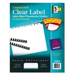 Avery Index Maker Clear Label Unpunched Divider, Five-T