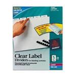 Avery Index Maker Clear Label Unpunched Divider, Five-T