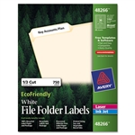 Avery EcoFriendly Labels, 2/3 x 3 7/16, White, 750/Pack
