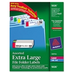 Avery Extra-Large 1/3-Cut Filing Labels, 3-7/16 x 15/16