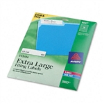 Avery Extra-Large 1/3-Cut Filing Labels, 3-7/16 x 15/16