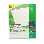 Avery Self-Adhesive Laser/Inkjet File Folder Labels, Wh