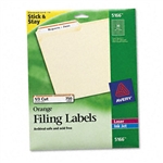 Avery Permanent Adhesive Laser/Inkjet File Folder Label