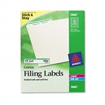 Avery Self-Adhesive Laser/Inkjet File Folder Labels, Gr