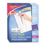 Avery Easy Peel Laser Address Labels, 1 x 2-5/8, White,