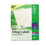 Avery Self-Adhesive Laser/Inkjet File Folder Labels, Ye