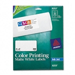 Avery Inkjet Labels for Color Printing, 2 x 4, Matte Wh