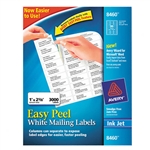 Avery Easy Peel Inkjet Address Labels, 1 x 2-5/8, White