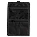 Advantus&reg; Travel ID/Document Holder, 5w x 7-3/4h, Black Nylon, 5/Pack # AVT76345