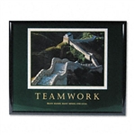 Advantus Teamwork/Great Wall Of China Framed Motivati