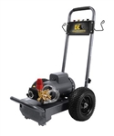 BE Pressure B205EG 2,000 PSI 3.5 GPM electric pressure washer with 5HP Baldor motor, General triplex pump, and 220V NEMA L6-30P plug