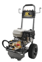 Be Pressure B2565HGS Pressure Washer 2500 PSI 3 GPM 196CC Honda Gas Cold Water, B2565HGS