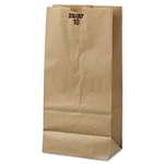 General 10# Paper Bag, 35lb Kraft, Brown, 6 5/16 x 4 3/16x 13 3/8, 500/Pack # BAGGK10500