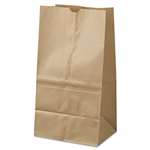 General 25# Squat Paper Bag, 40lb Kraft, Brown, 8 1/4 x 6 1/8 x1 5 7/8, 500/Pack # BAGGK25S500