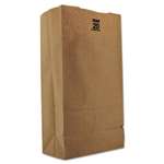 Duro Bag Kraft Paper Bags, Extra Heavy-Duty, 20 lb., Natural, 500/Carton # BAGGX2060