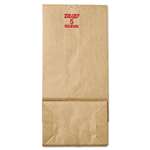 General 5# Paper Bag, 50lb Kraft, Brown, 5 1/4 x 3 7/16 x 10 15/16, 500/Pack # BAGGX5500
