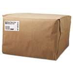 General 1/6 52# Paper Bag, 52lb Kraft, Brown, 12 x 7 x 17, 500/Bundle # BAGSK1652