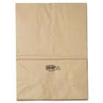 General 1/6 57# Paper Bag, 57lb Kraft, Brown, 12 x 7 x 17, 500/Bundle # BAGSK1657