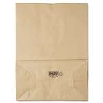 General 1/6 75# Paper Bag, 75lb Kraft, Brown, 12 x 7 x 17, 400/Bundle # BAGSK1675