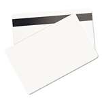 Baumgartens SICURIX Blank ID Card with Magnetic Strip, 2 1/8 x 3 3/8, White, 100/Pack # BAU80340