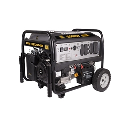 BE BE12000ES 12000 Watt Generator Electric Start 459cc Powerease