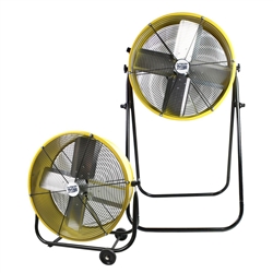 Ventamatic MaxxAir Portable Air Circulator 24" Direct Drive Tilt Fan - 2N1 Tilt/Stand Fan, Convertible # BF24TF2N1YEL