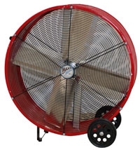 Ventamatic MaxxAir Portable Air Circulator 30" Direct Drive Drum Fan - 2 Speed # BF30DDRED