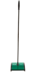 Bissell Manual Sweeper with 2 Nylon Brush Rolls, 7.5" Cleaning Path
