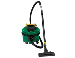 Bissell BGCOMP9H Big Green Commercial 9-quart canister vacuum with hose, wand, and floor tools