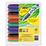 BIC Great Erase Grip XL Dry Erase Whiteboard Markers, C