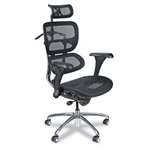 BALT&reg; Ergonomic Executive Butterfly Chair, Black Mesh # BLT34729