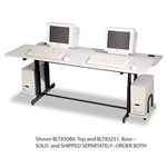 BALT Split-Level Computer Training Table, 72w x 36d x 3