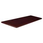 BALT&reg; Height-Adjustable Flipper Table Top, Rectangular, 72w x 24d, Mahogany # BLT90306