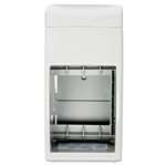 Bobrick Matrix Series Two-Roll Tissue Dispenser, 6 1/4w x 6 7/8d x 13 1/2h, Gray # BOB5288
