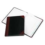 Boorum & Pease&reg; Record/Account Book, Journal Rule, Black/Red, 150 Pages, 9 5/8 x 7 5/8 # BOR38150J