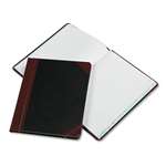 Boorum & Pease&reg; Record/Account Book, Record Rule, Black/Red, 150 Pages, 9 5/8 x 7 5/8 # BOR38150R