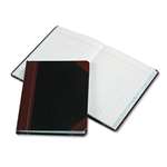Boorum & Pease&reg; Record/Account Book, Journal Rule, Black/Red, 300 Pages, 9 5/8 x 7 5/8 # BOR38300J