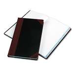 Boorum & Pease&reg; Record/Account Book, Black/Red Cover, 300 Pages, 14 1/8 x 8 5/8 # BOR9300R