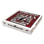 PIZZA Box Takeout Containers, 16in Pizza, White, 16w x 16d x 2 1/2h, 50/Bundle # BOXPZCORB16