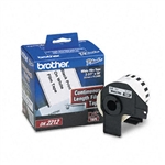 Brother Continuous Film Label Tape, 2-3/7in x 50ft Roll