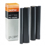 Brother PC302RF Thermal Ribbon Refill Roll, 2/Box # BRT