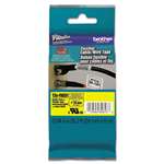 Brother&reg; P-Touch&reg; TZe Flexible Tape Cartridge for P-Touch Labelers, 1in x 26.2ft, Black on Yellow # BRTTZEFX651