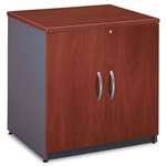 Bush&reg; Series C 2 Door Cabinet, 29-1/2 x 23-3/8 x 29-7/8, Hansen Cherry/Graphite Gray # BSHWC24496A